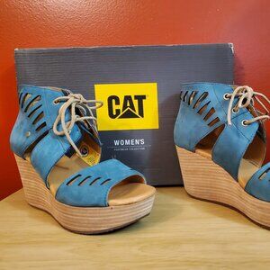 Catepillar CAT Wedge Sandal Legion Blue
